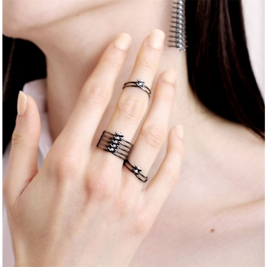 Anello 'Spinae' 2 elementi SPINAE | AN 2FAGN